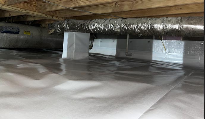 Crawl space encapsulation