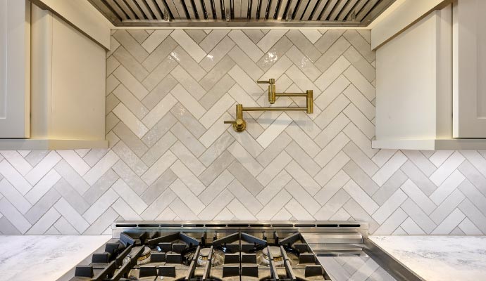 Custom back splash