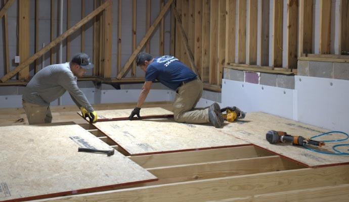 Flooring installation