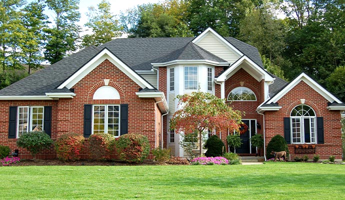 Exterior view of a beautiful house