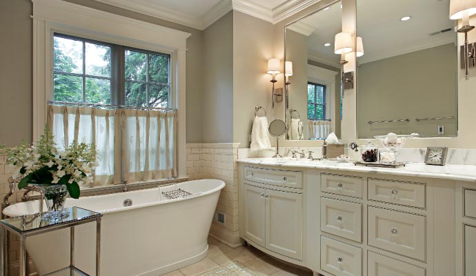 Renovated bathroom