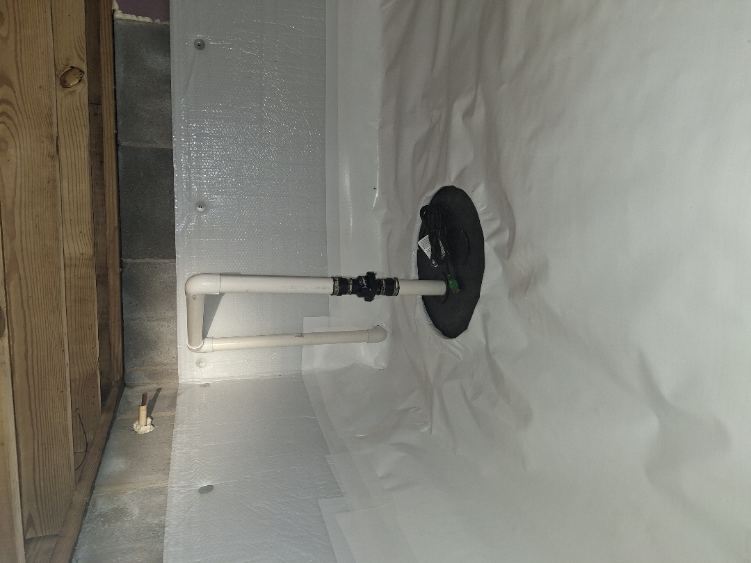 Sump Pump in Crawlspace Scottsboro Heartstrong