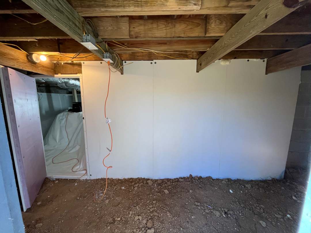 Open Porch Crawlspace Energy Efficient Renovation