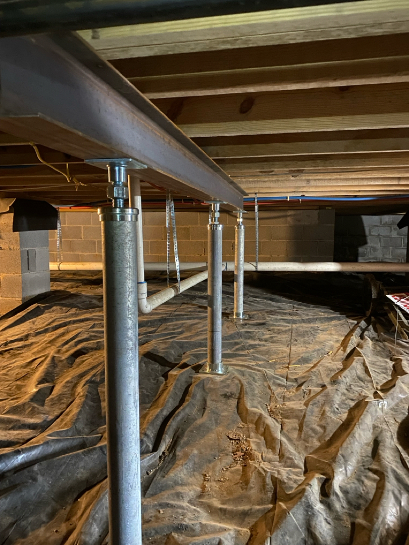 Floor Support for Living Room, Kitchen, and Bathroom