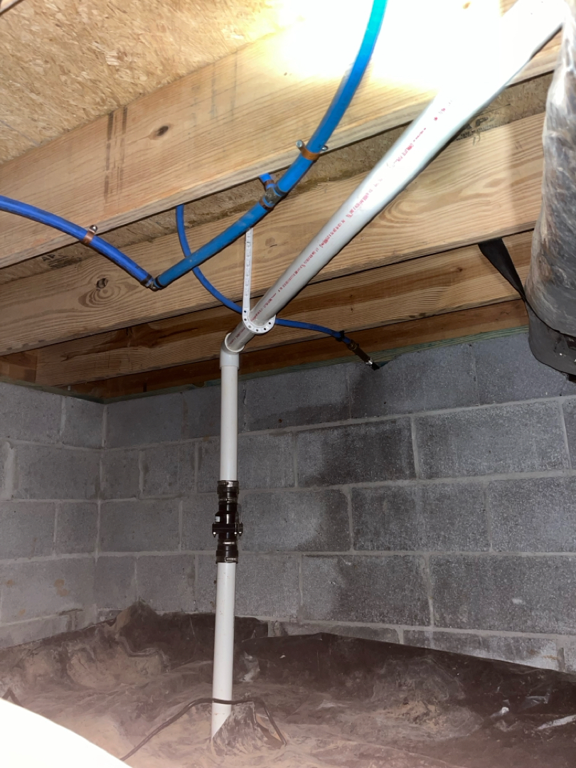 Bad Smelling Water Removed from Crawlspace
