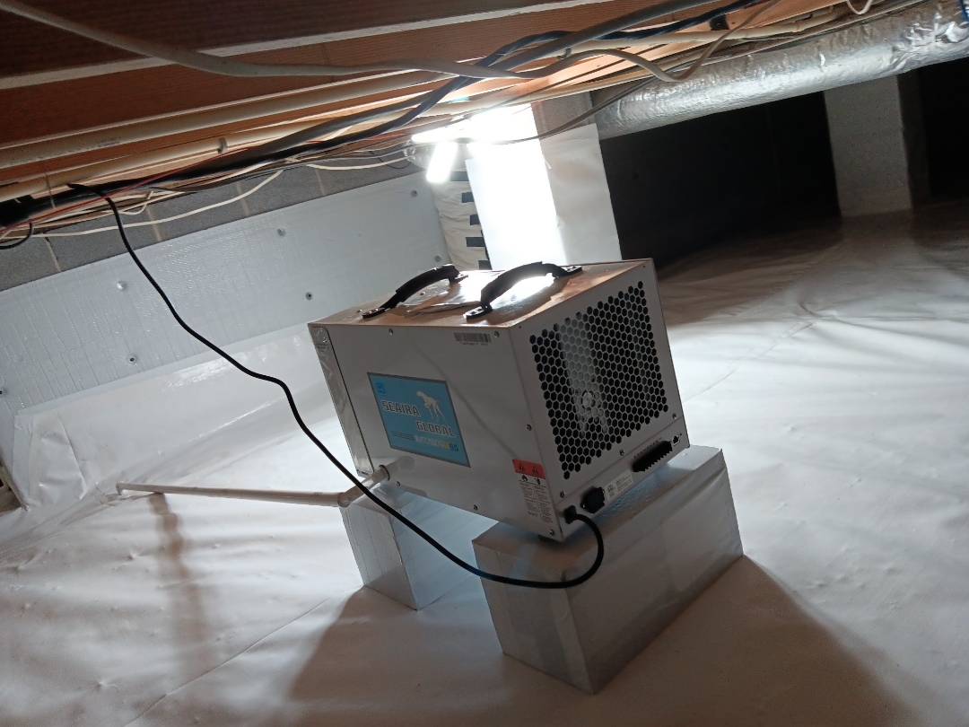 Dehumidifier Installation and Encapsulation