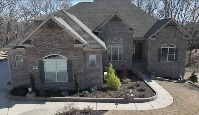 A home exterior