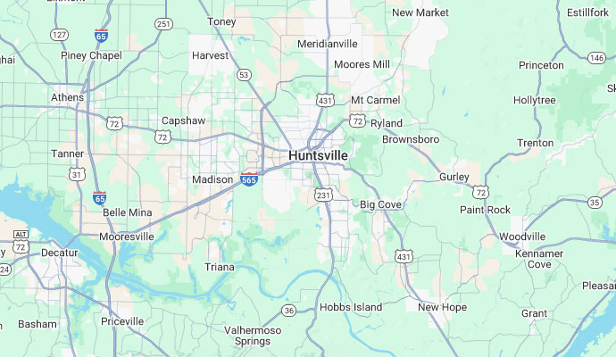 Heartstrong Service Area Map